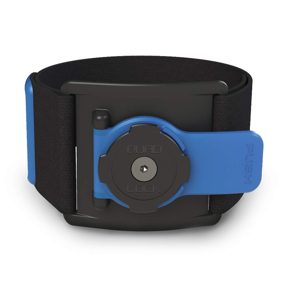 Quad Lock Running Armband - Secure Phone Holder for Jogging, Cycling & Workouts | Sweatproof & Adjustable for iPhone & Android Phones | Perfect for Fitness, Outdoor Sports & Active Lifestyle