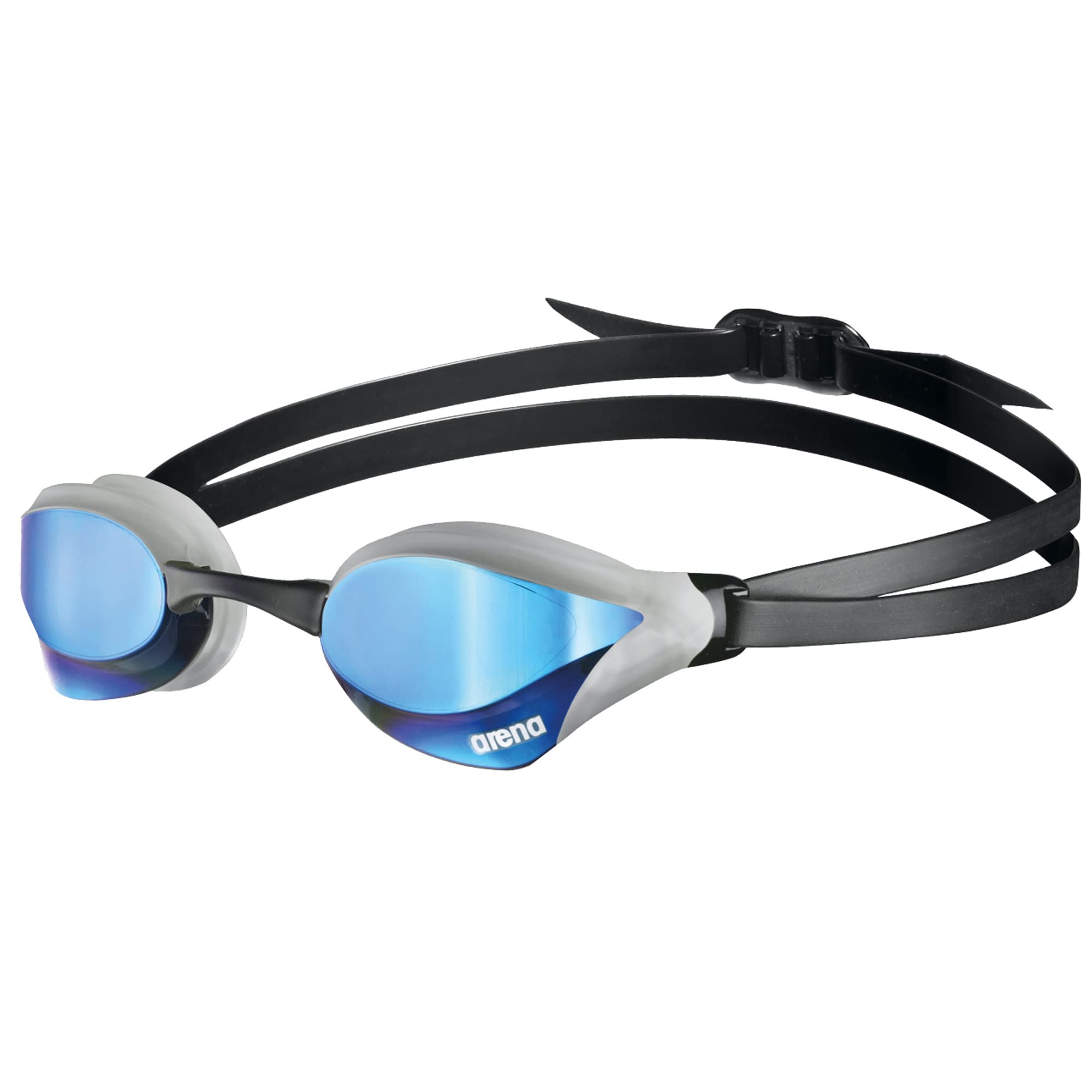ARENA Unisex Cobra Core Swipe Anti-Fog Racing Swim Goggles for Men & Women - Polycarbonate Mirror/Non-Mirror Lens - Ideal for Competitive Swimming, Triathlons & Lap Training