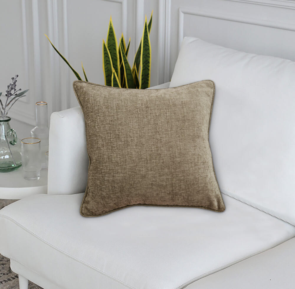 Amberley Cushion Cover Earth Tone - Soft Decorative Pillow Case for Sofa, Bed & Home Decor - Perfect for Living Room, Bedroom & Cozy Spaces