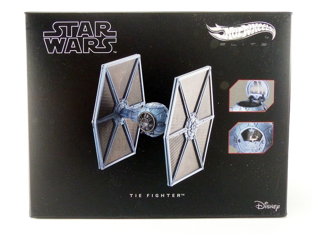 Hot Wheels Elite Star Wars Episode V: The Empire Strikes Back TIE Fighter Die-Cast Starship Vehicle - Collectible Model for Display & Play - Perfect for Star Wars Fans & Die-Cast Collectors