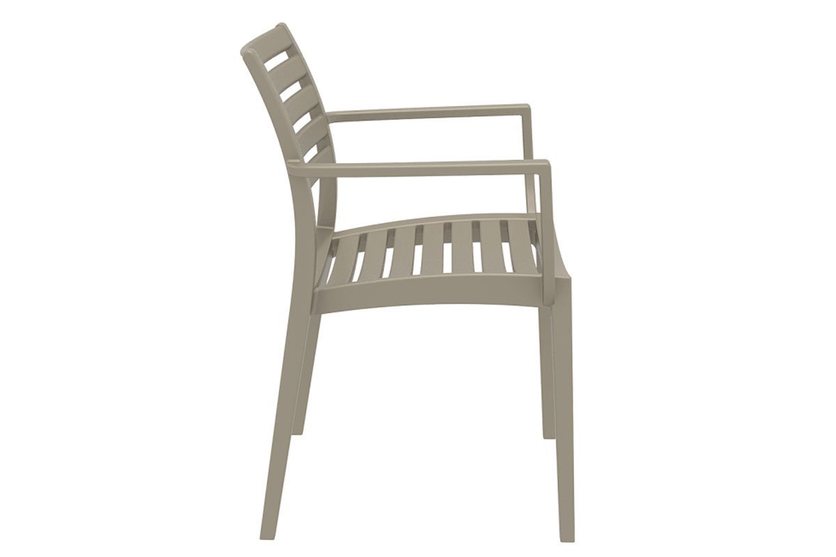Artemis Outdoor Lounge Chair - Stackable, Weather-Resistant Patio Armchair for Poolside, Garden & Backyard Relaxation