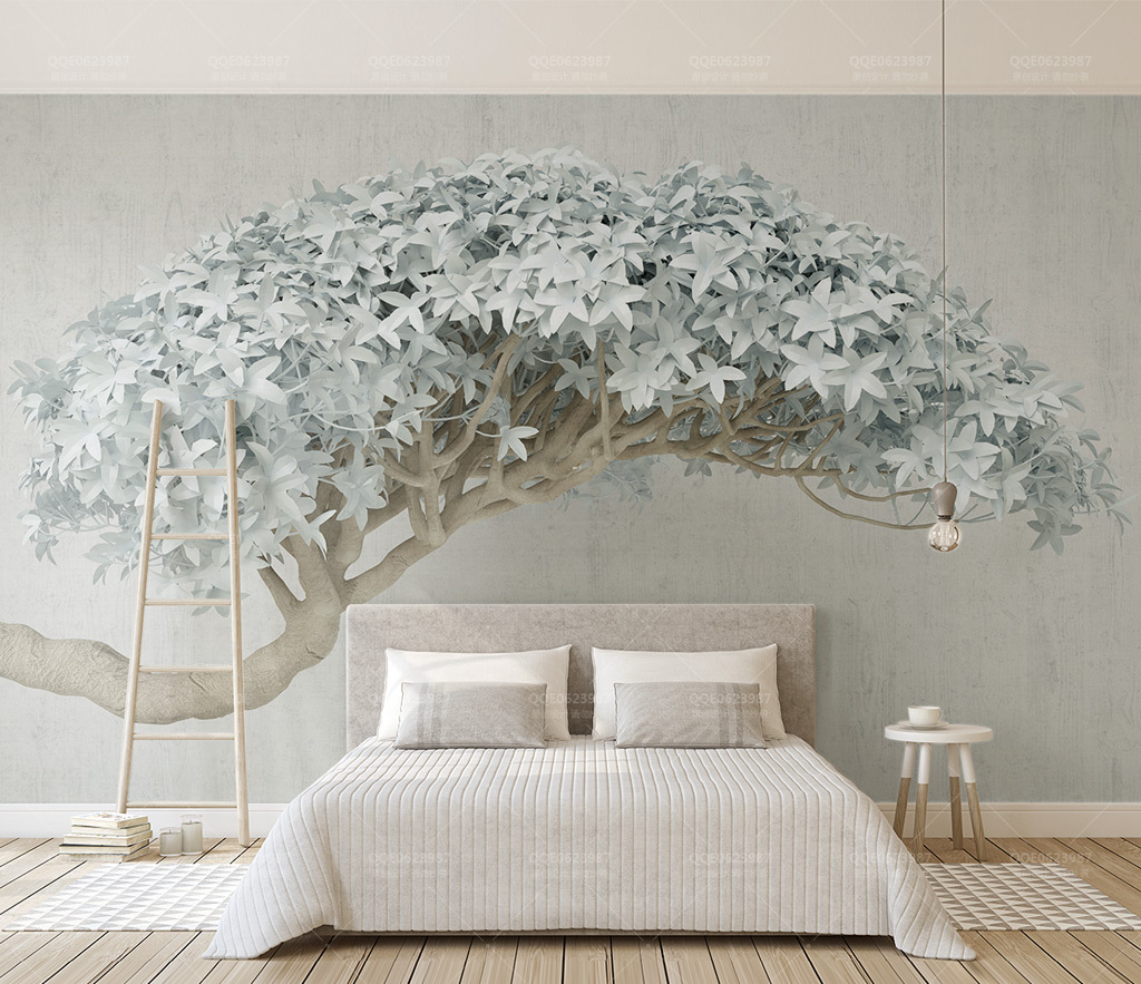 3D Tree Elegant Theme Wallpaper Murals - Exquisite Nature-Inspired Designs for Living Room & Bedroom Decor