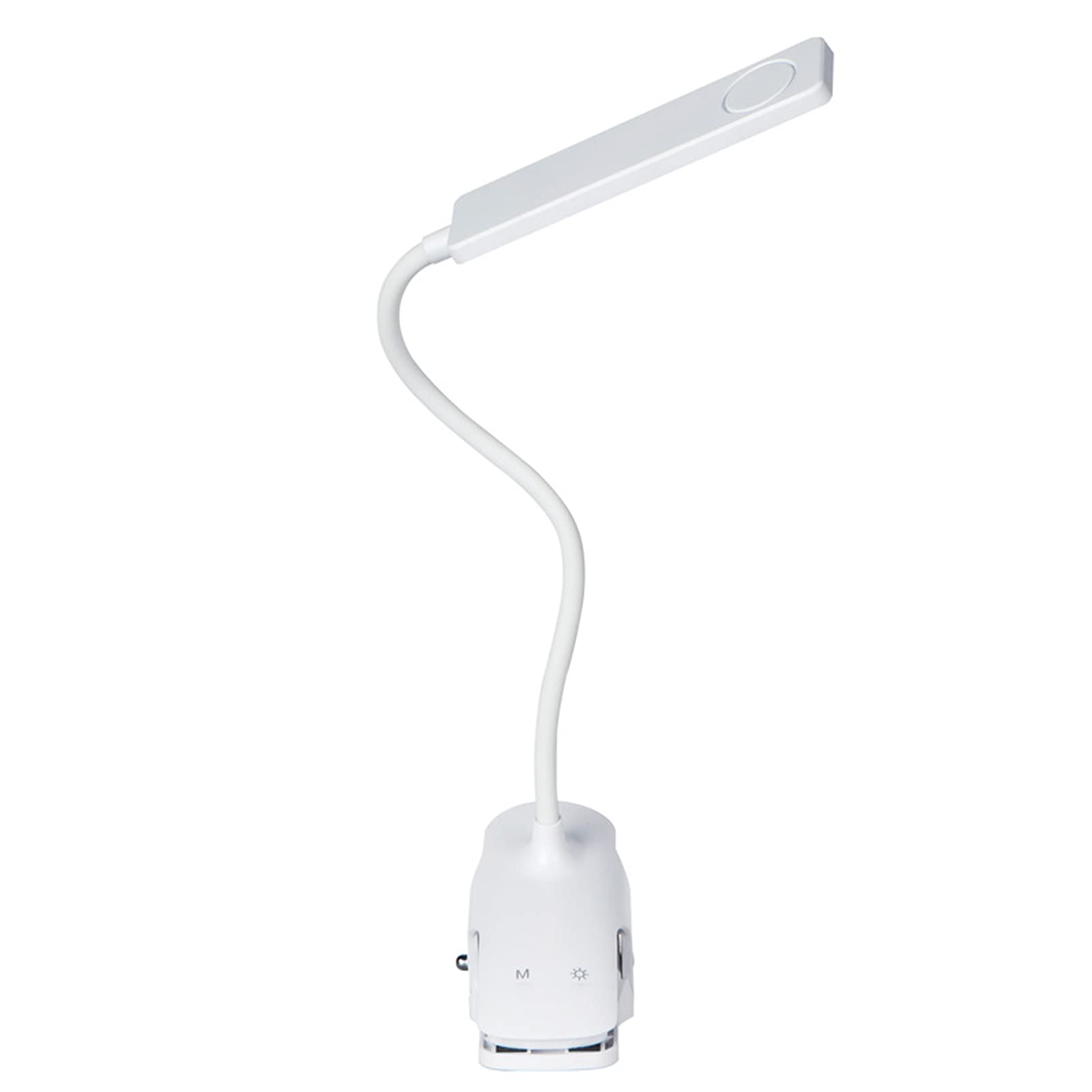 ZTGD Flexible Long Arm 3W LED Desk Lamp with Clip - Eye Protection Night Light for Reading, Studying, Office & Bedroom Use