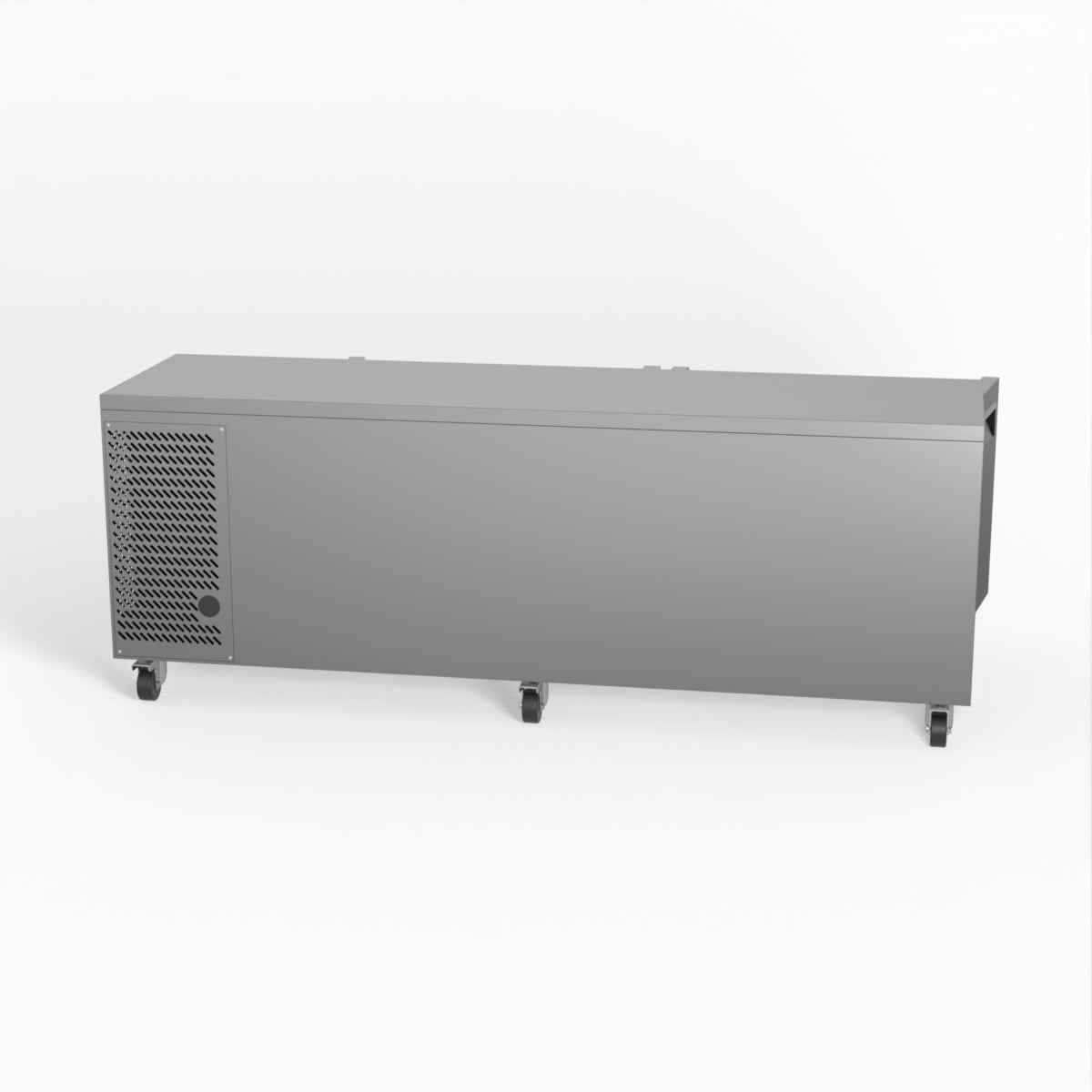 AG 4-Door Commercial Refrigerator - Stainless Steel Worktop & Under Counter Fridge for Restaurants, Bars, and Catering Businesses - Perfect for Food Storage, Beverage Cooling, and Kitchen Organization