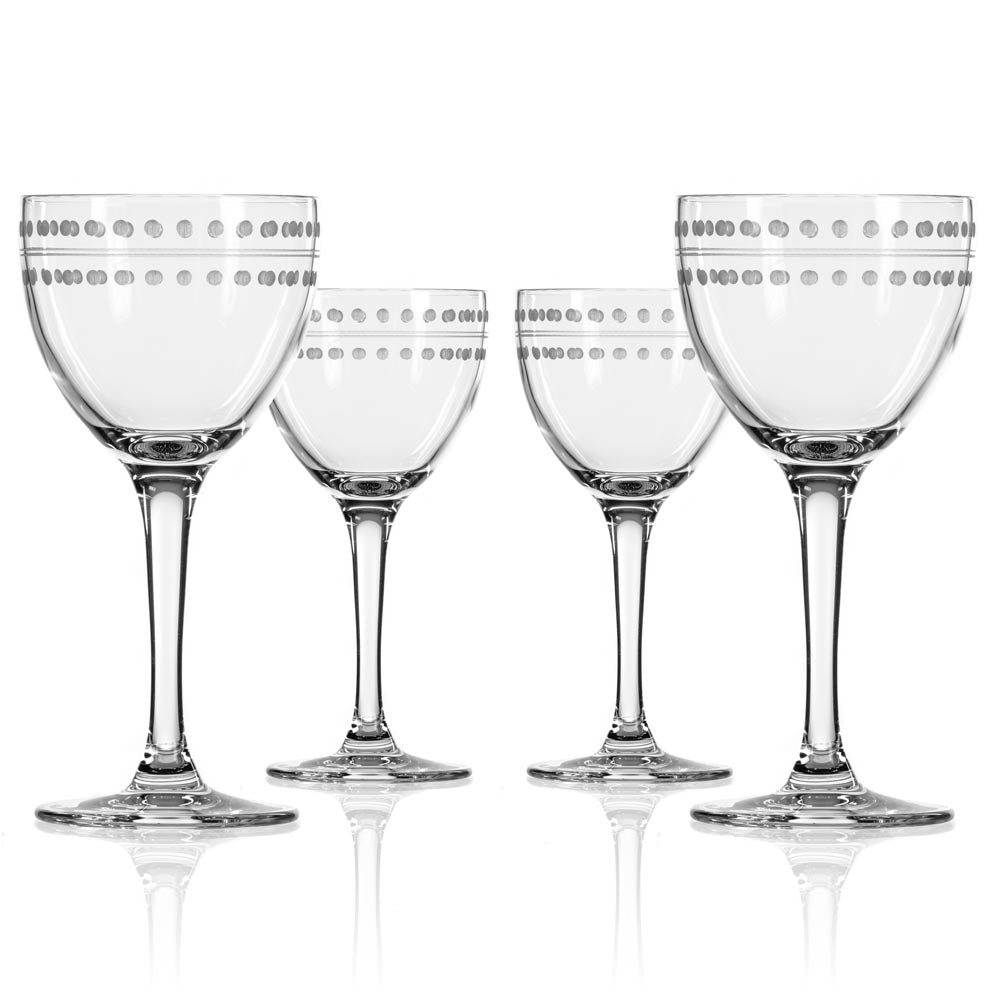 Vintage Mid Century Modern 5oz Nic & Nora Cocktail Glasses Set of 12 - Elegant Coupe Glassware for Martinis, Champagne & Cocktail Parties, Home Bar Essentials