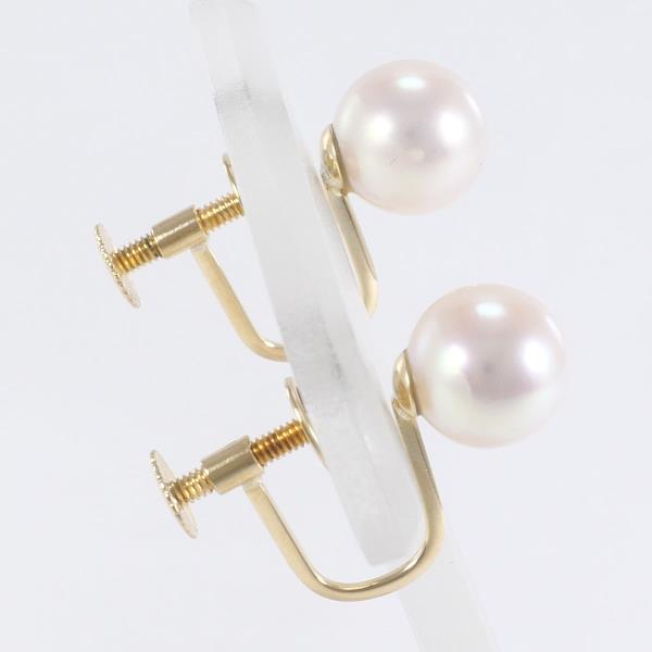 18K Yellow Gold Pearl Earrings for Women – Elegant & Timeless Pearl Jewelry – Perfect for Weddings, Parties & Special Occasions
