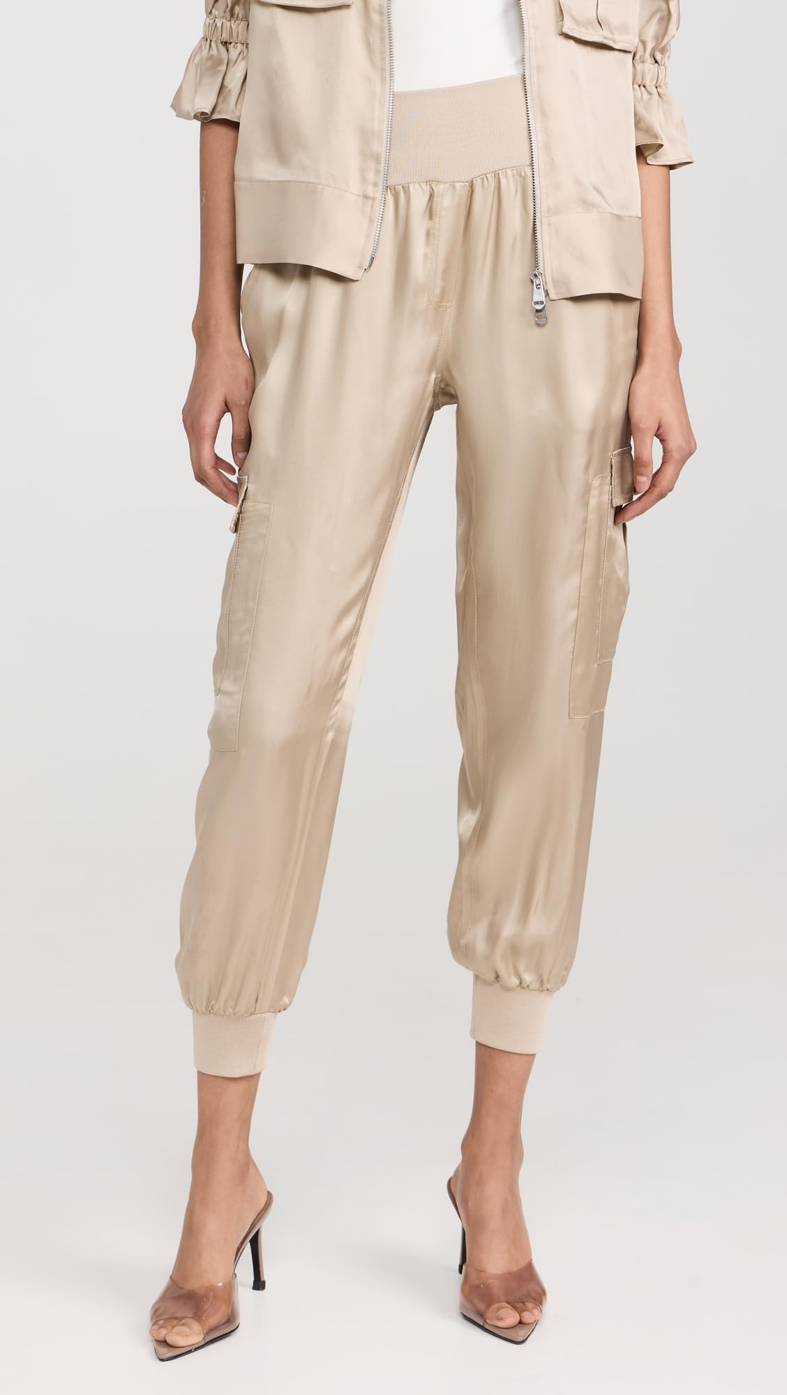 Cinq a Sept Women's Tous Les Jours Giles Pants - High Waisted Slim Fit Dress Pants for Work, Office & Business Casual Outfits