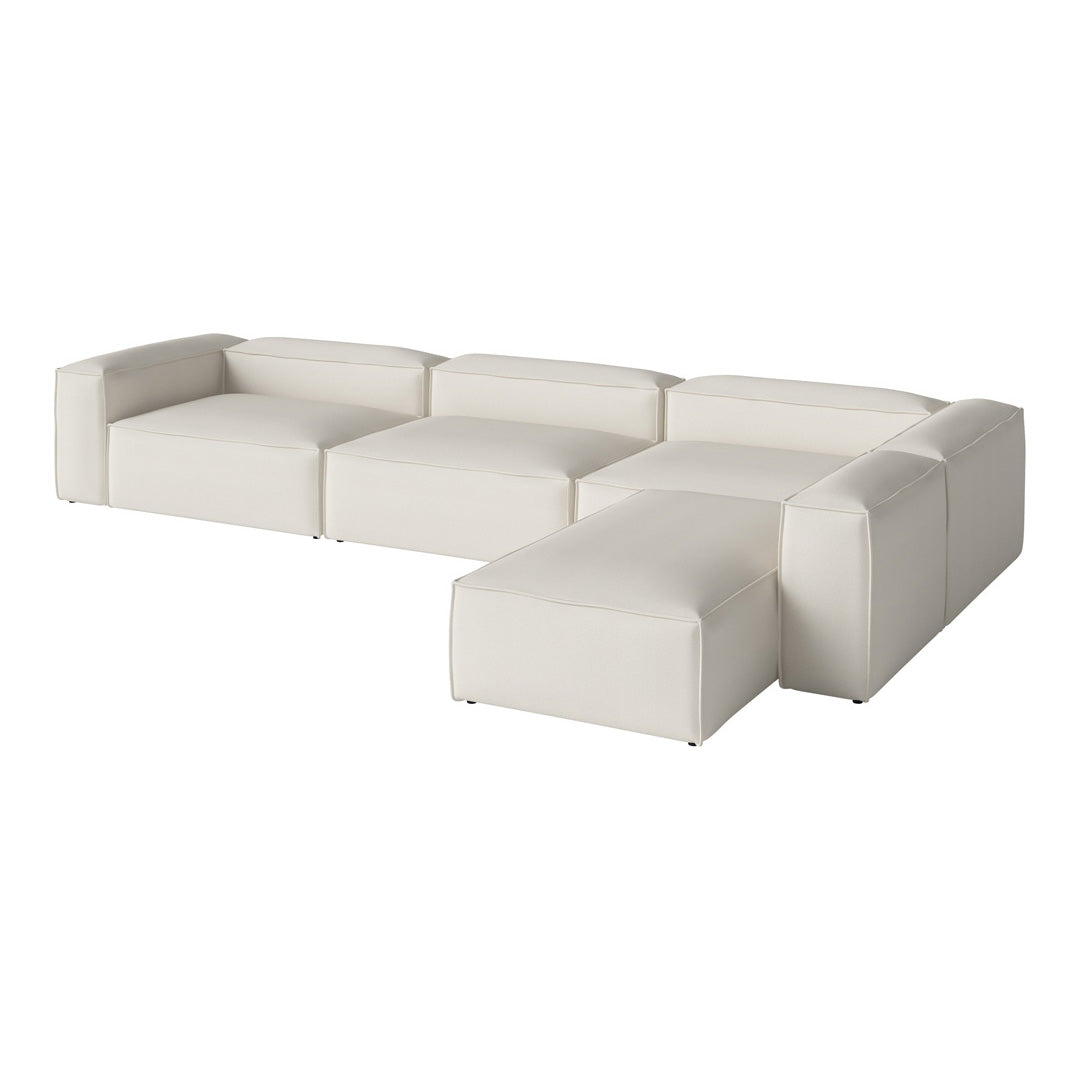 Cosima Corner Sofa with Open End - Modern L-Shaped Sectional Couch for Living Room, Lounge & Home Theater