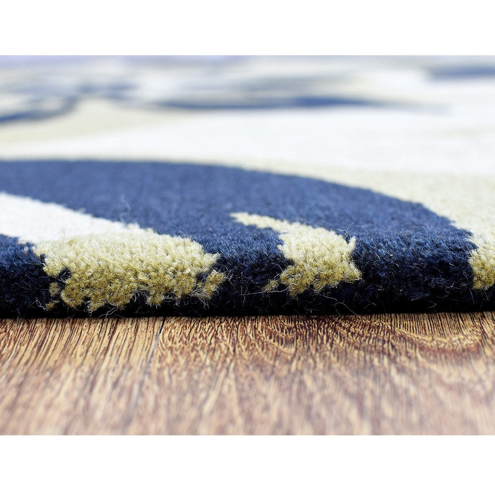 Luxury Calla Hand Tufted Wool Rug - Soft & Durable Non-Slip Area Rug for Living Room, Bedroom, Dining Room - Perfect for Home Decor & Interior Design