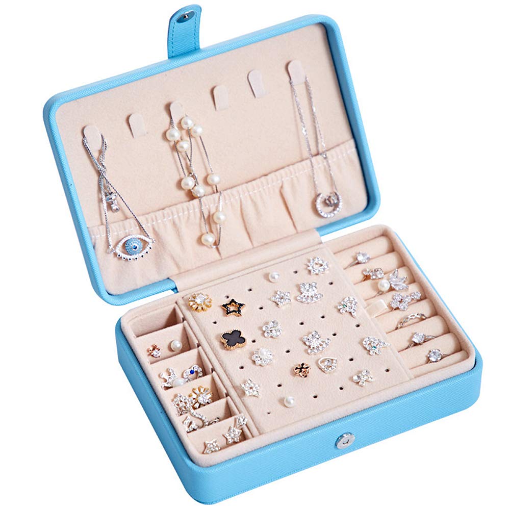 Elegant Jewelry Box Organizer for Women - Necklace, Earrings & Rings Storage Case | Perfect for Travel, Home & Gift Giving