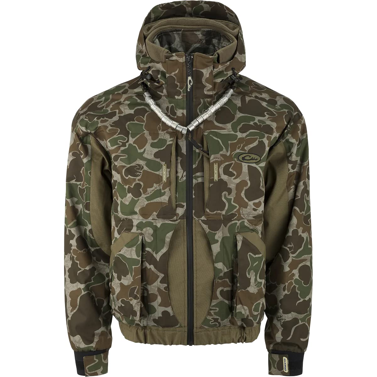 Drake Waterfowl Men's Windproof Waterproof Hunting Jacket - Lightweight Insulated Outdoor Coat for Cold Weather Hunting & Fishing