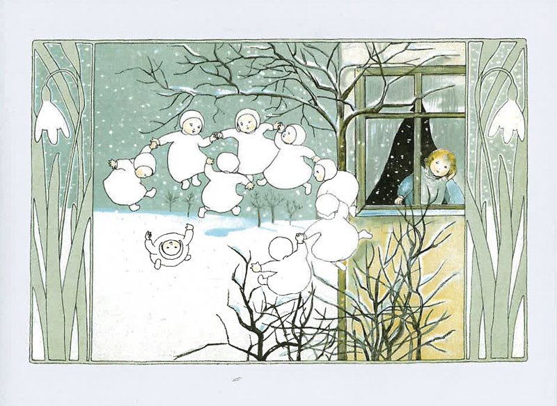 Mini Edition of Story of the Snow Children by Sibylle von Olfers | Classic Winter Fairy Tale Book for Kids | Perfect for Bedtime Reading & Holiday Gifts