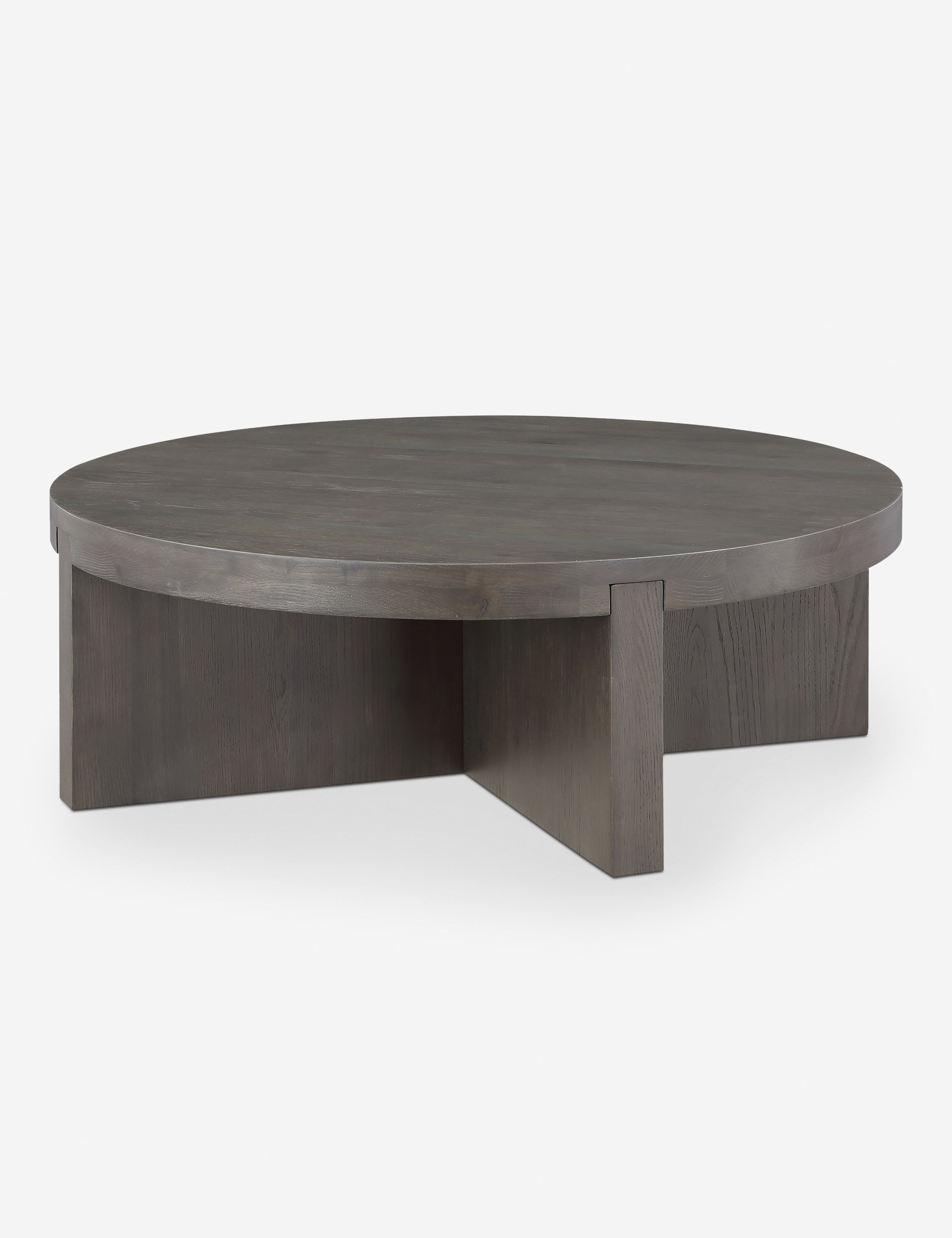 Modern Round Coffee Table - Solid Wood Living Room Center Table for Home Decor, Perfect for Small Spaces, Apartments & Cozy Gatherings