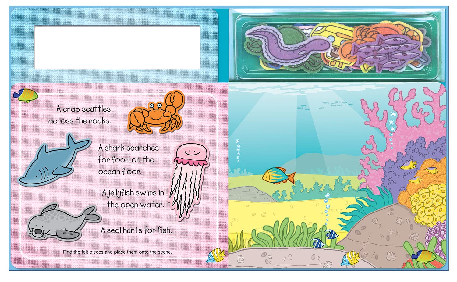 Soft Felt Ocean Animal Toys for Kids Playtime & Learning