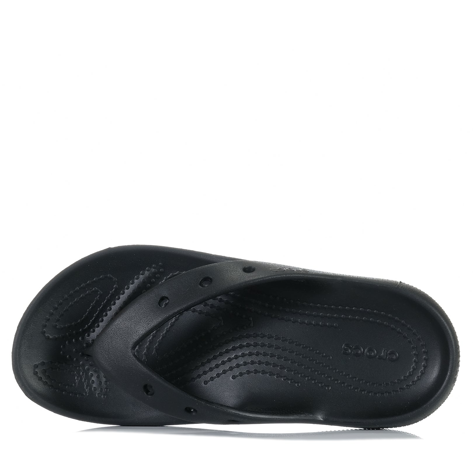 Crocs Classic Flip V2 Black Sandals for Men & Women - Comfortable Slip-On Water Shoes for Beach, Pool & Outdoor Activities