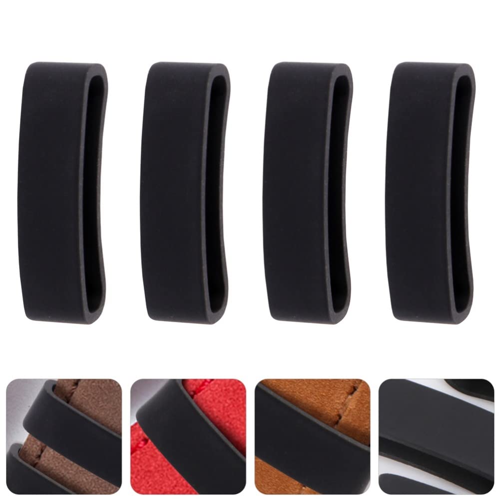 Hemobllo 6-Pack Watch Strap Buckle Fastener Rings - Durable Watch Band Holder & Retainer for Secure Fit - Replacement Watch Strap Loop Keeper for Men & Women - Perfect for Sports, Work & Everyday Use