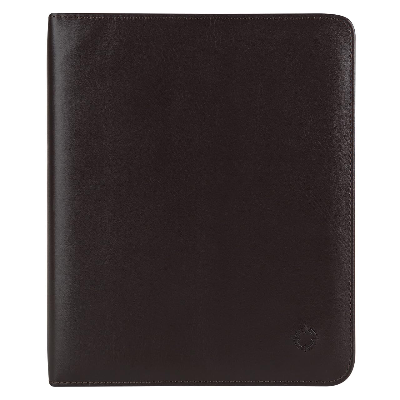 FranklinCovey Basics Vinyl Open Binder - Classic Dark Brown 3-Ring Binder for Office, School & Business Organization | Durable Document Organizer for Professionals & Students