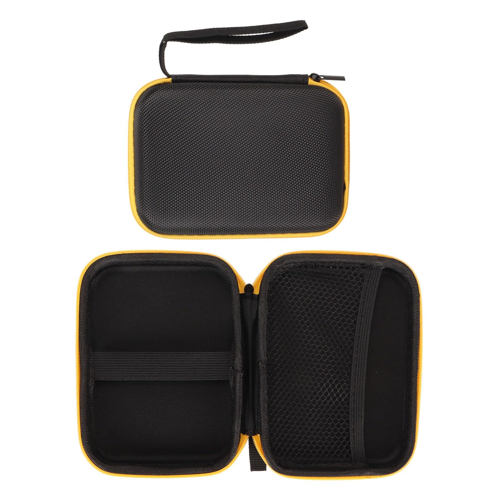 Premium Hard Travel Case for Miyoo Mini Plus & RG35XX Handheld Game Consoles - 360° Protective Shockproof EVA Shell - Durable Black Storage Box for Portable Gaming Accessories - Perfect for Travel, Commuting, Camping & Outdoor Device Protection
