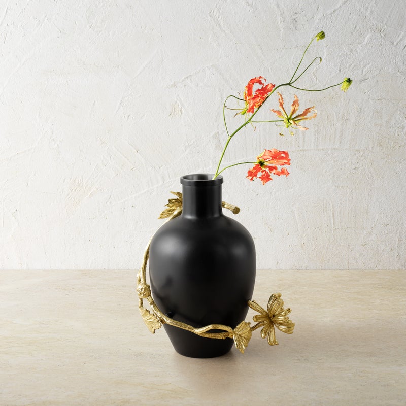 Elegant Dahlia Vase - Handcrafted Ceramic Flower Vase for Home Decor, Wedding Centerpieces & Dining Table Arrangements