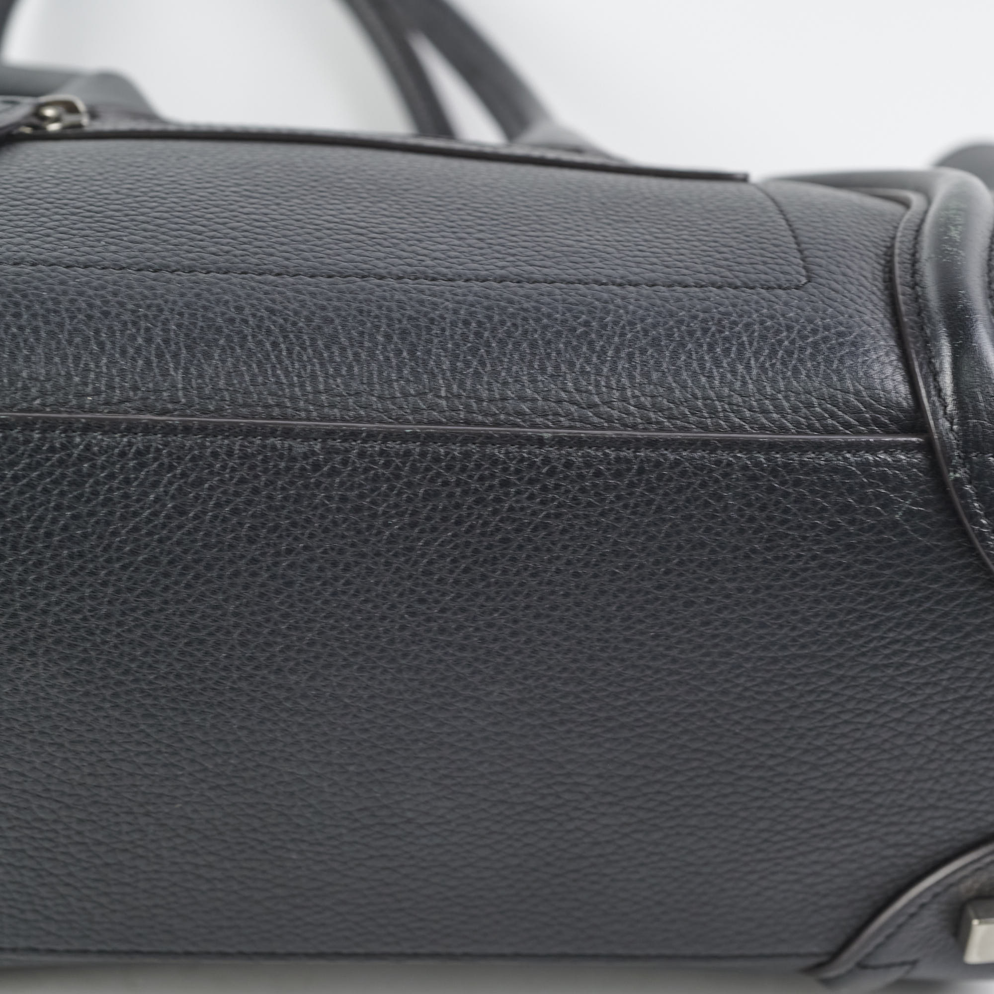 Celine Micro Luggage Black Leather Crossbody Bag - Stylish & Compact Handbag for Women, Perfect for Work, Travel & Everyday Use