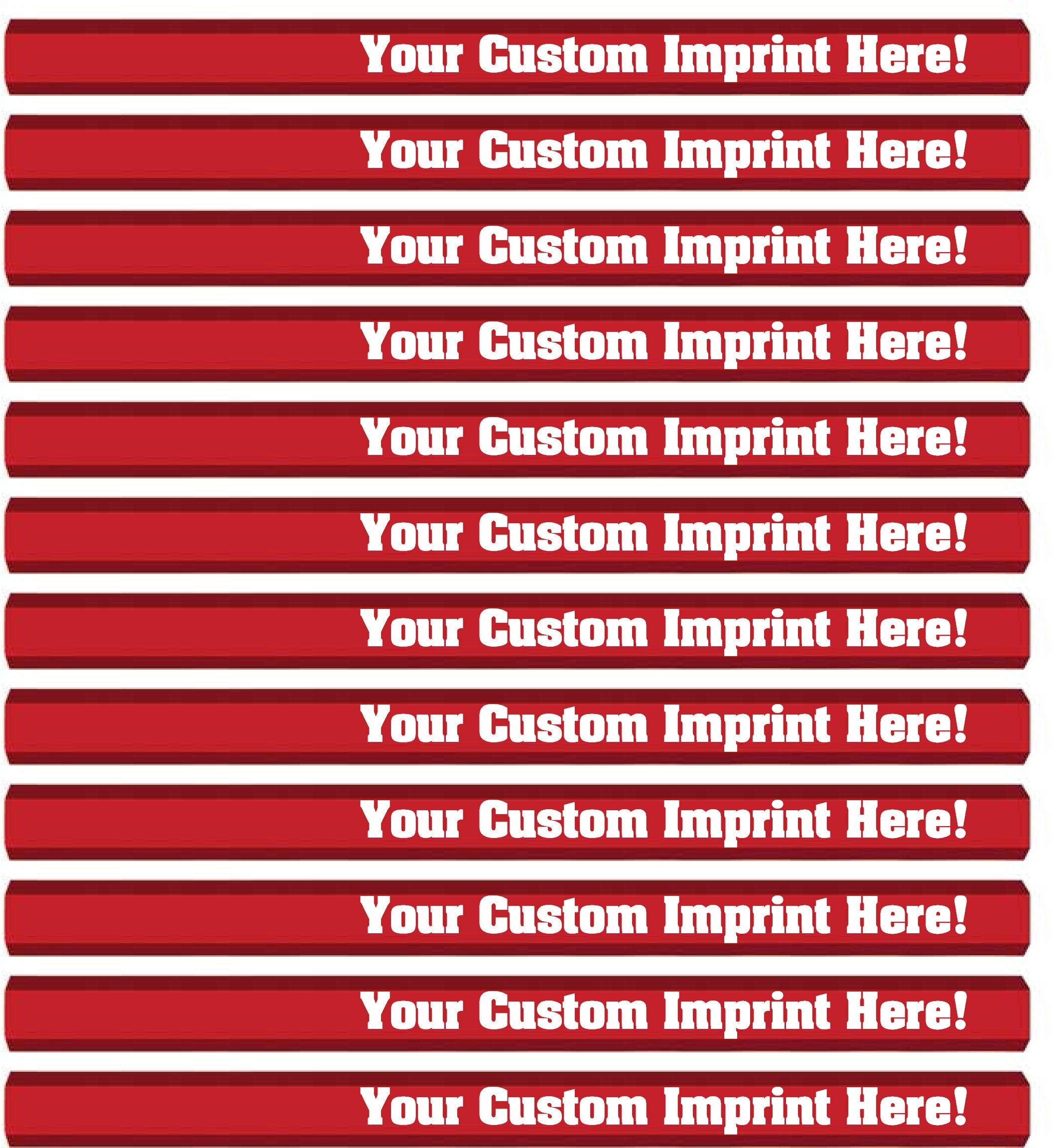 Custom Carpenter Pencils - Personalized Name/Logo - Pack of 12 for School & Office Use