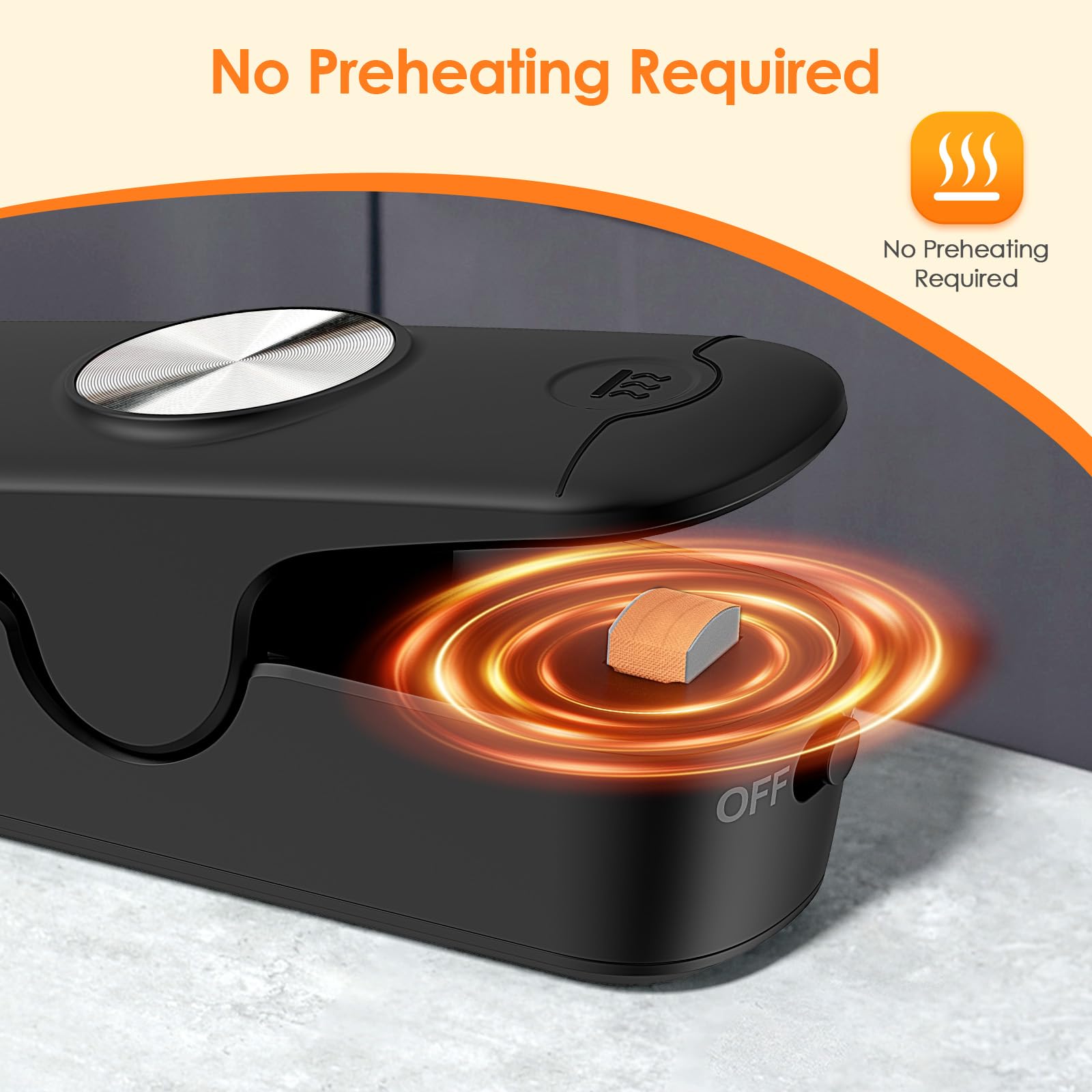 2 in 1 Mini Bag Sealer Heat Sealer and Cutter - Portable Food Storage Solution for Snacks, Candies, Chips | Battery Included | Perfect for Kitchen, Travel, and Picnics