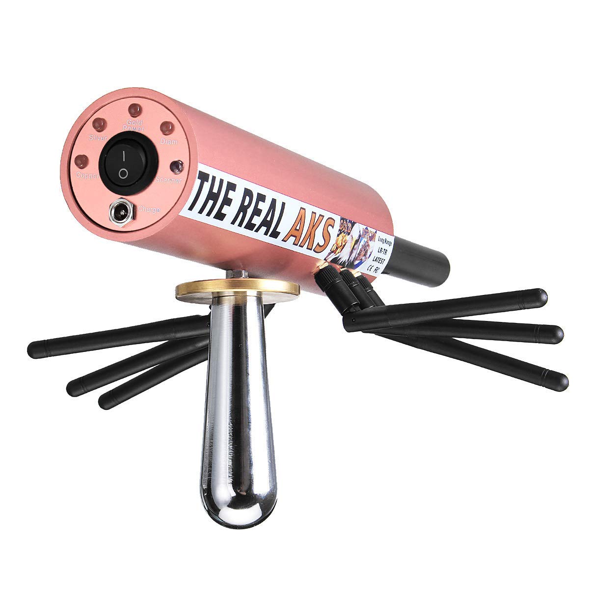 Professional 3D Metal Detector for Gold & Gems - Long Range Diamond Finder with Storage Box | Treasure Hunting & Outdoor Exploration