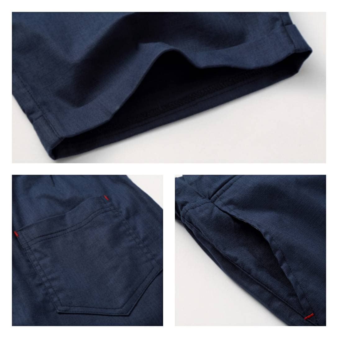STICKON Men's Casual Classic Fit Drawstring Shorts - Elastic Waist, Pockets - Perfect for Summer, Beach, Gym & Outdoor Activities