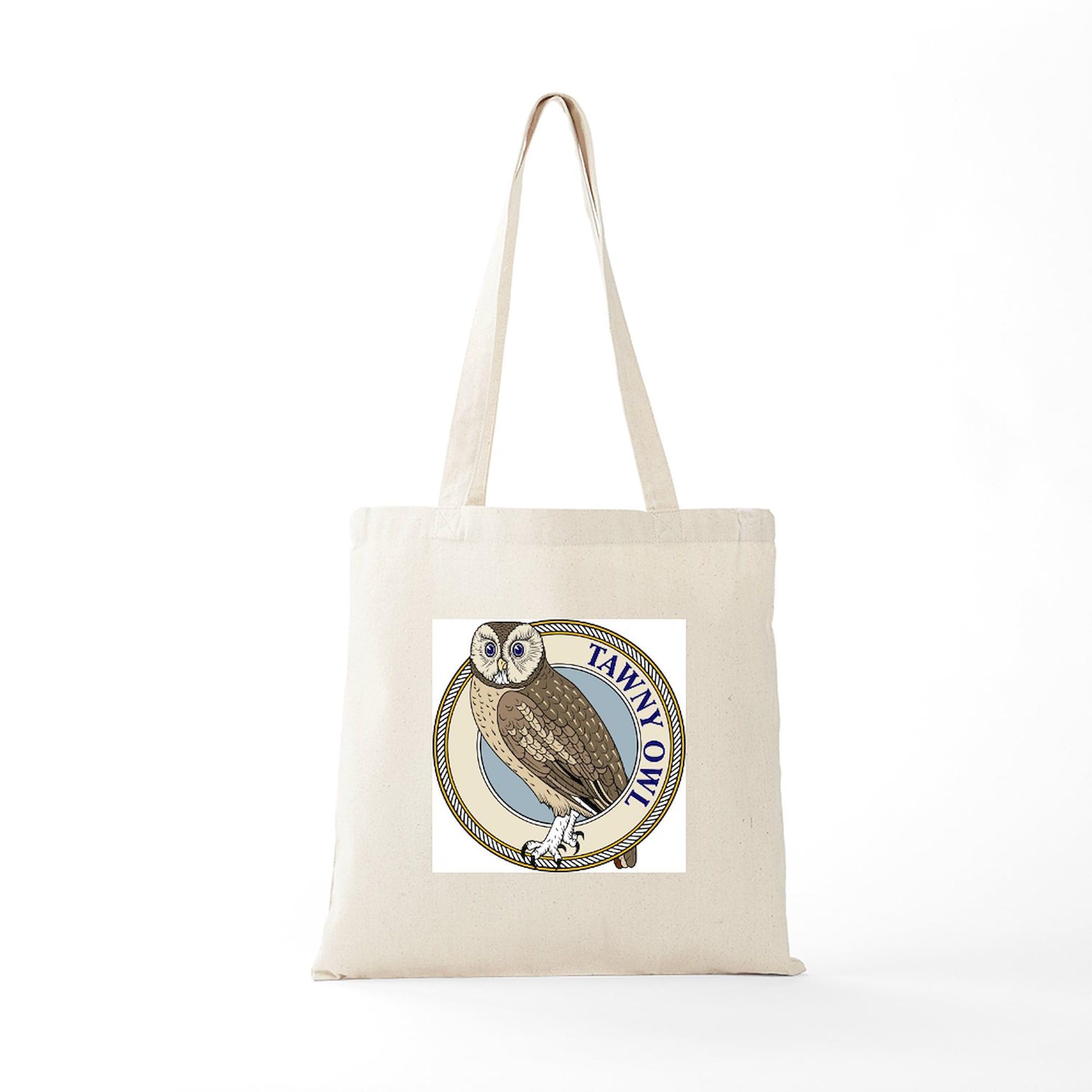 Tawny Owl Natural Canvas Tote Bag - Eco-Friendly Reusable Shopping Bag for Groceries, Beach & Daily Use | CafePress