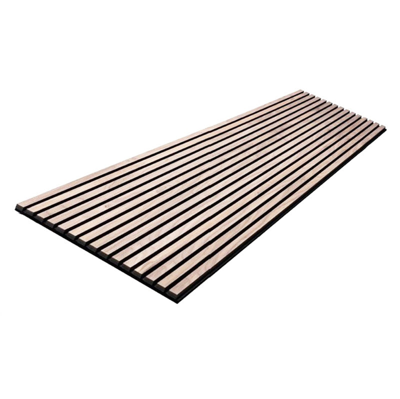 WOODFLEX Flexible Acoustic Wood Slat Wall Panel - Oak Veneer 2700mm x 600mm | Soundproofing & Decorative Wall Treatment for Home Theater, Office, and Studio