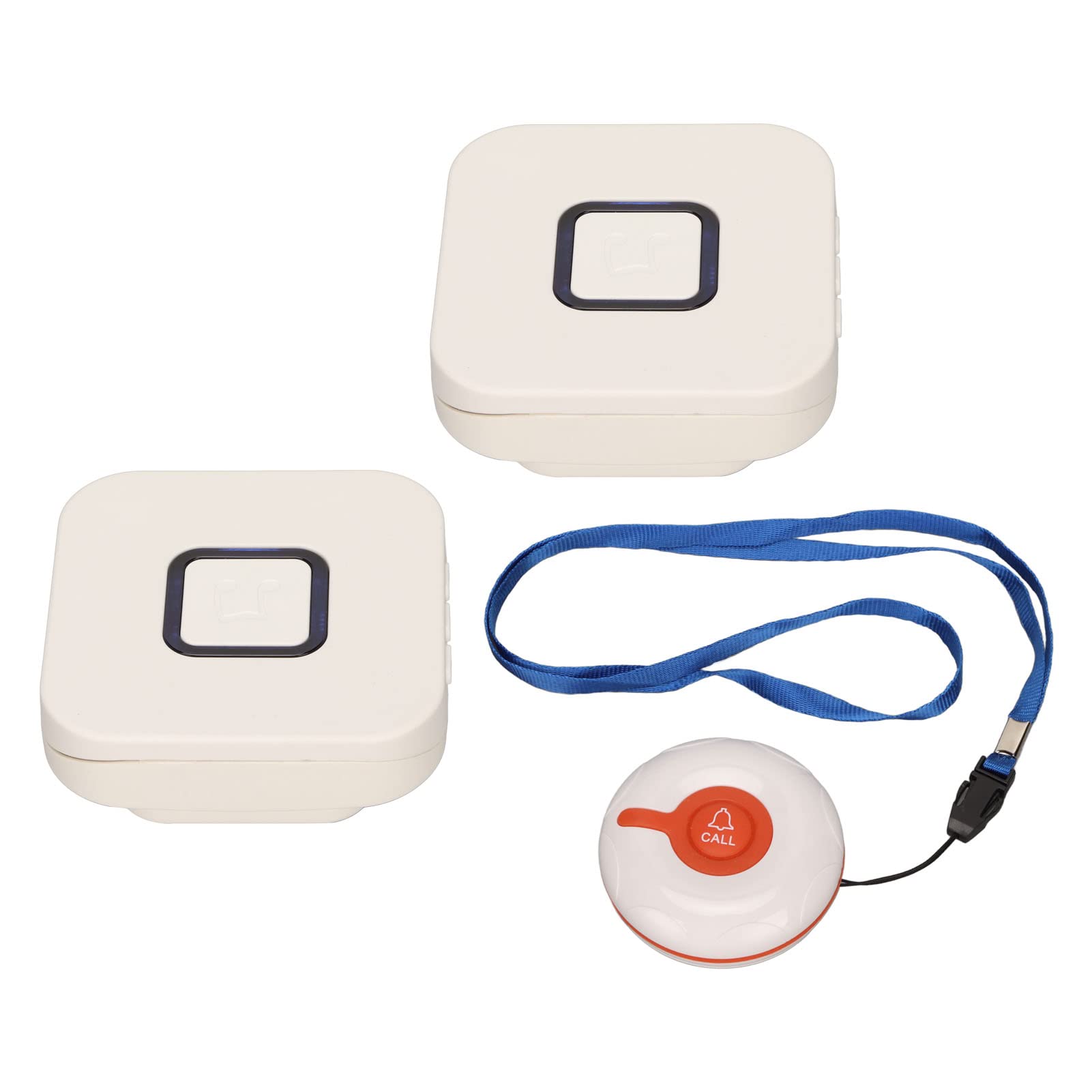 Wireless Elderly Monitoring Call Button with 38 Music Tones, Long-Distance Pager for Patient Reception (EU Plug) - Ideal for Nursing Homes, Hospitals, and Home Care Assistance