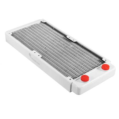 240mm Copper Computer Water Cooling Radiator - 13 Tubes High Performance Heatsink for PC Gaming & Overclocking - Perfect for Custom Liquid Cooling Systems