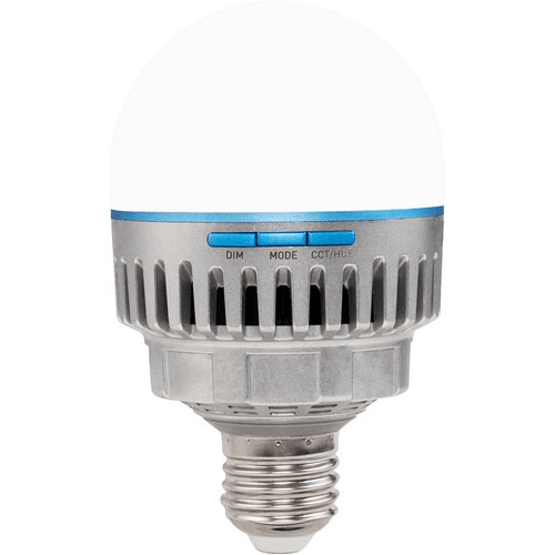 Nanlite PavoBulb 10C Bi-Color RGBWW LED Light Bulb - Dimmable Smart Bulb for Home, Studio & Photography Lighting - Perfect for Bedroom, Living Room & Video Production