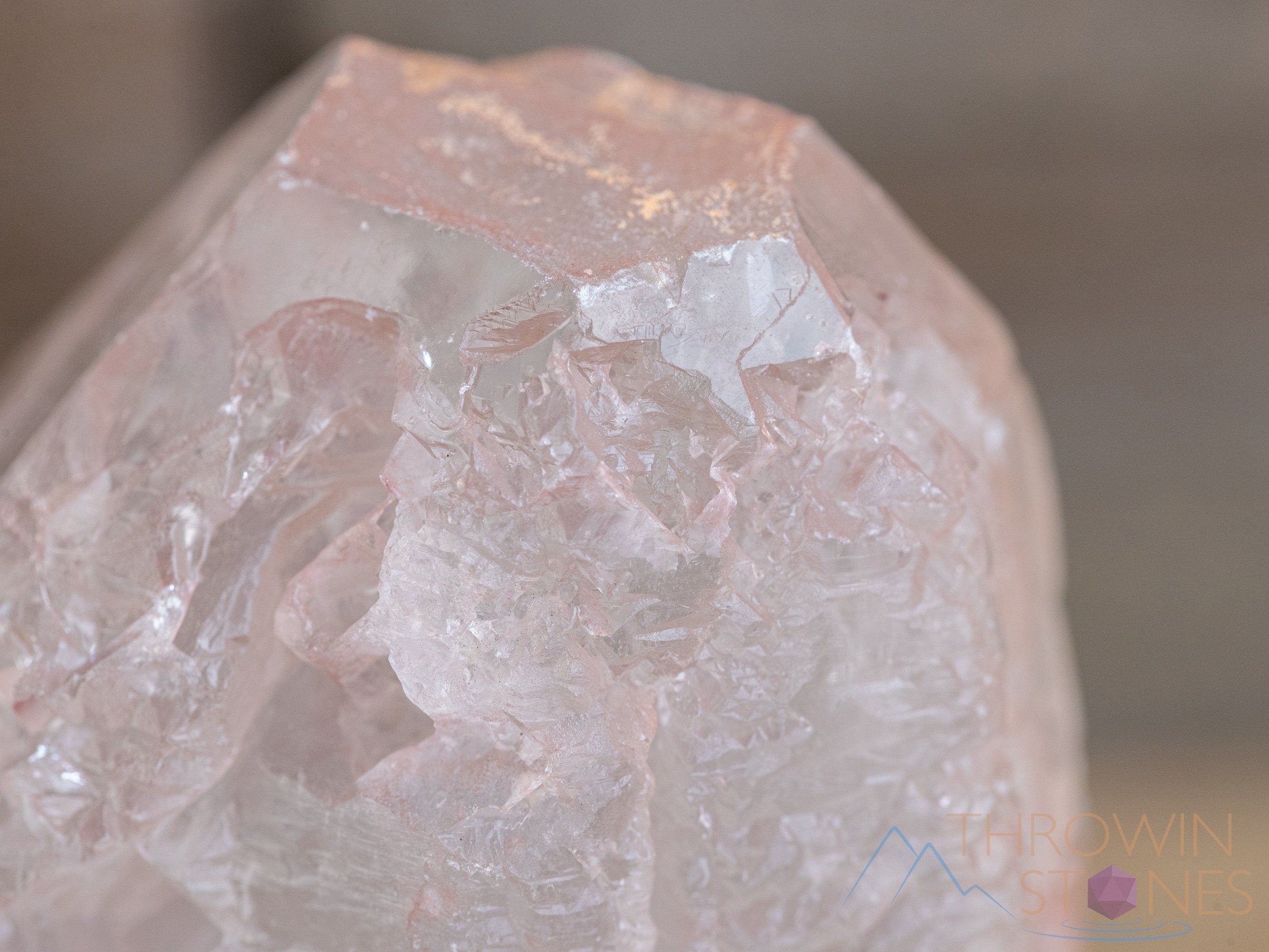 NIRVANA QUARTZ Etched Ice Himalayan Quartz Raw Crystal - Natural Healing Stone for Meditation, Yoga & Spiritual Growth | Perfect Housewarming Gift & Home Decor | Raw Crystals and Stones Collection (40300)