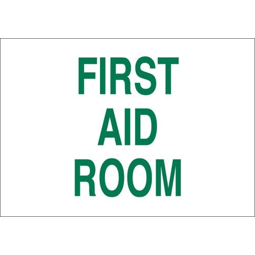 Brady 85363 First Aid Sign - Pack of 20 | OSHA Compliant Safety Signs for Workplace, Hospitals & Emergency Preparedness