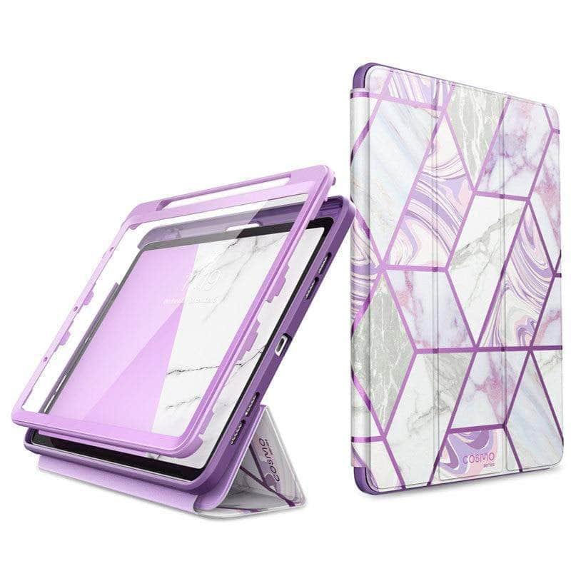 I BLASON iPad Air 4 Case - Cosmo Marble Trifold Stand Protective Cover with Auto Sleep/Wake | Perfect for Work, Study & Travel