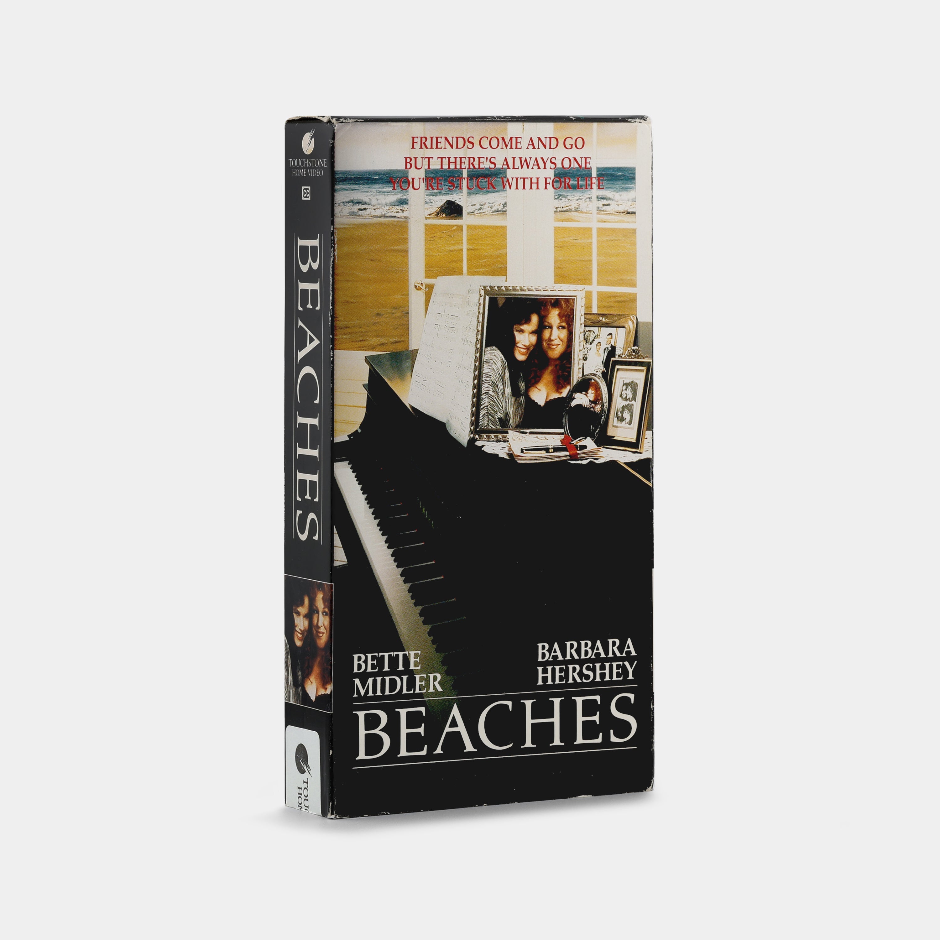 Beaches VHS Tape - Classic 1988 Movie with Bette Midler | Nostalgic Home Video Collection | Perfect for Movie Nights & 80s Film Lovers