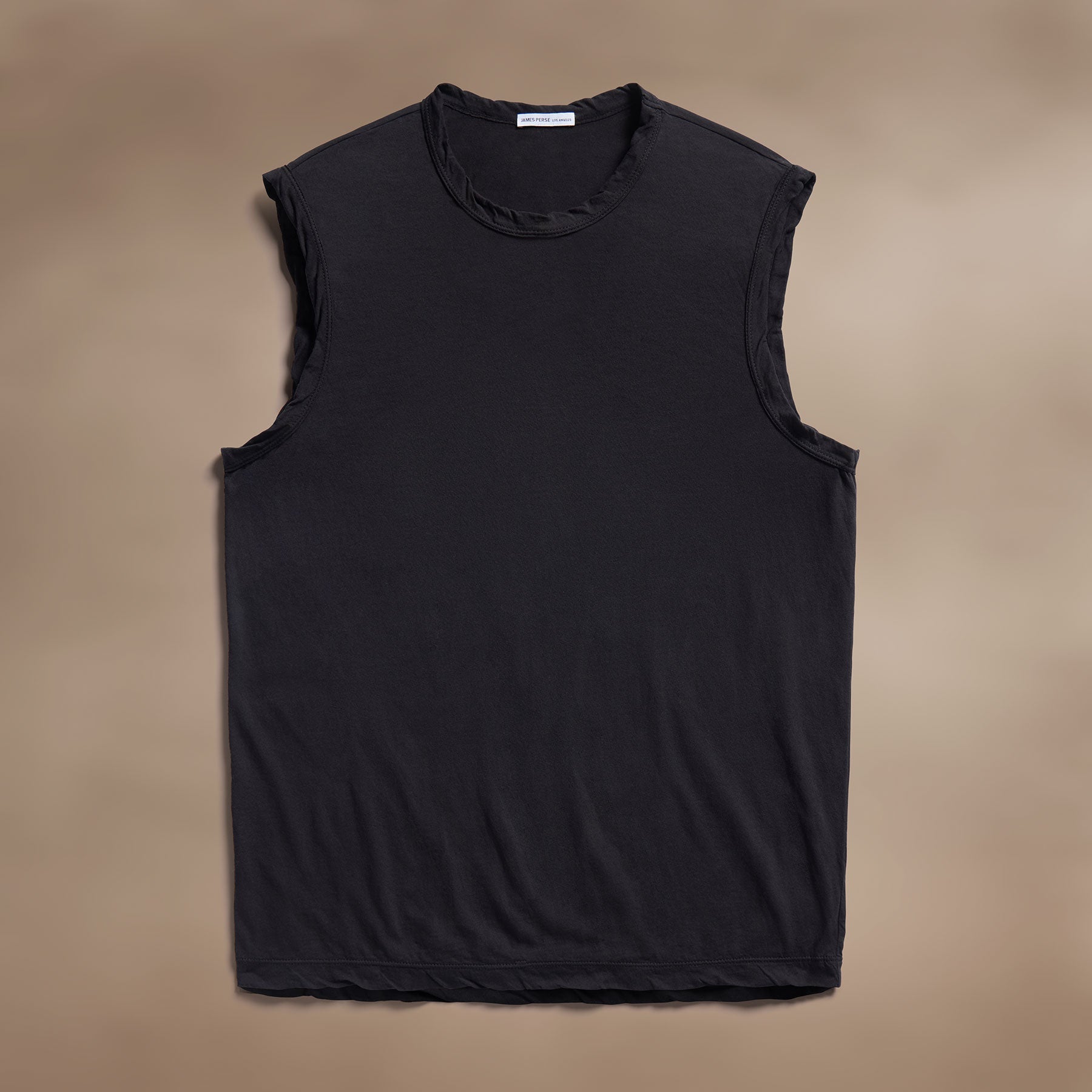 LA Muscle Tank Top for Men - Black Slim Fit Workout Shirt - Gym, Running & Casual Wear