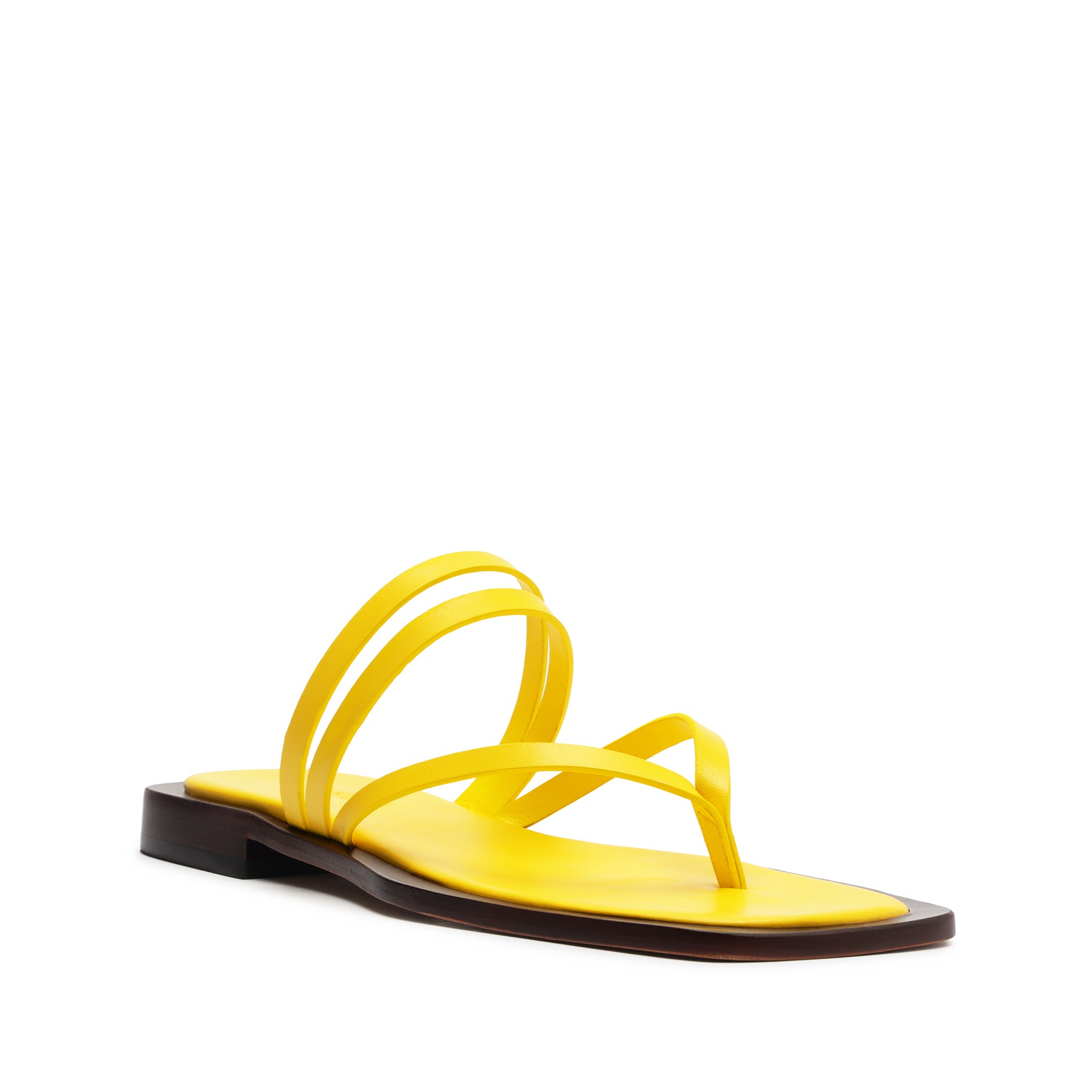 Rania Women's Genuine Leather Flat Sandals - Comfortable Casual Summer Shoes for Walking, Beach & Vacation | Slip-On Lightweight Sandals with Cushioned Footbed