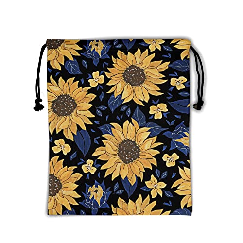 Sunflower With Blue Leaf
