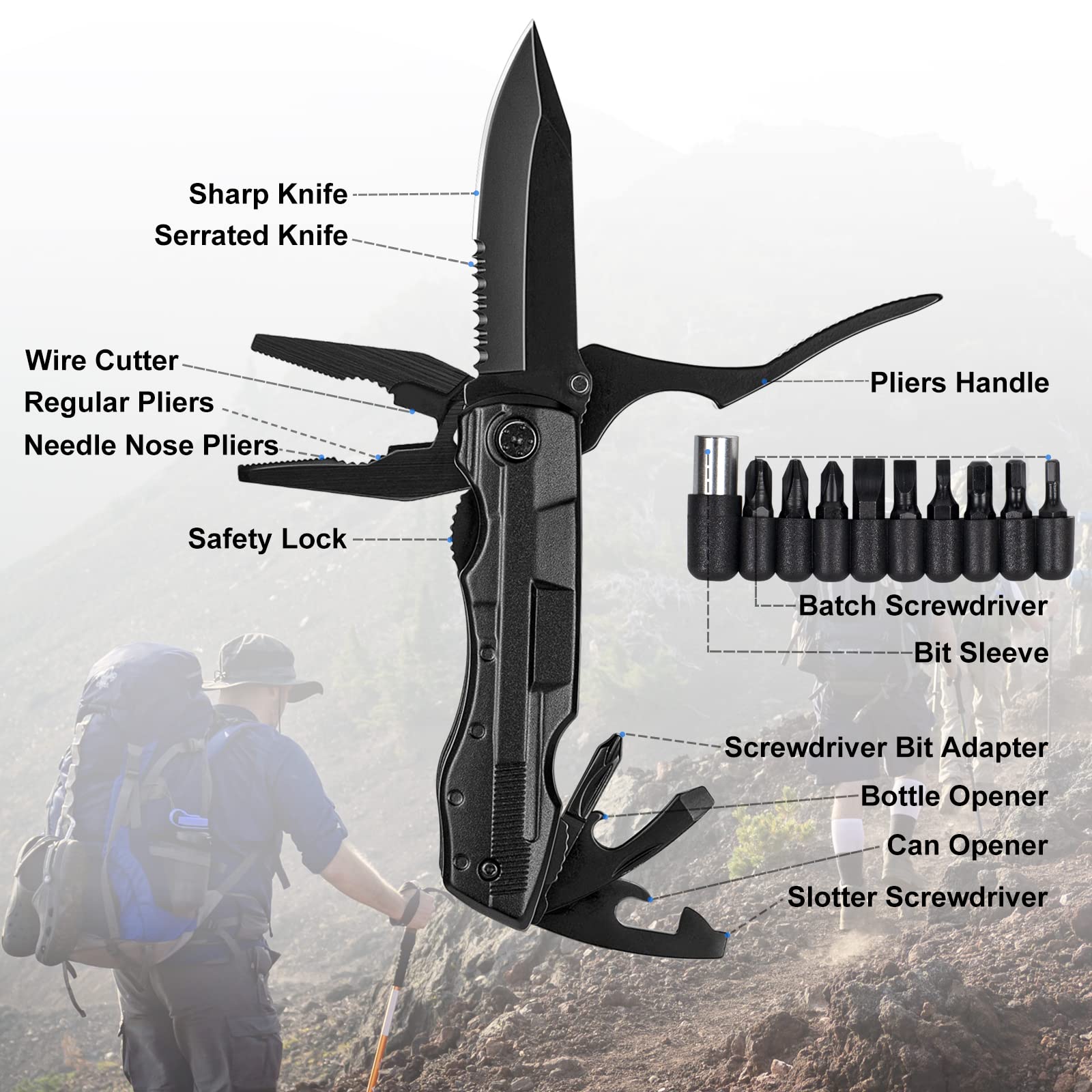 Funny Birthday & Christmas Gift Set for Men - Tumbler & Multitool Combo for Dad, Husband, Boyfriend, Brother, Son, Grandpa | Perfect for Father's Day, Anniversary & Special Occasions | Great for Office, Travel & Outdoor Adventures