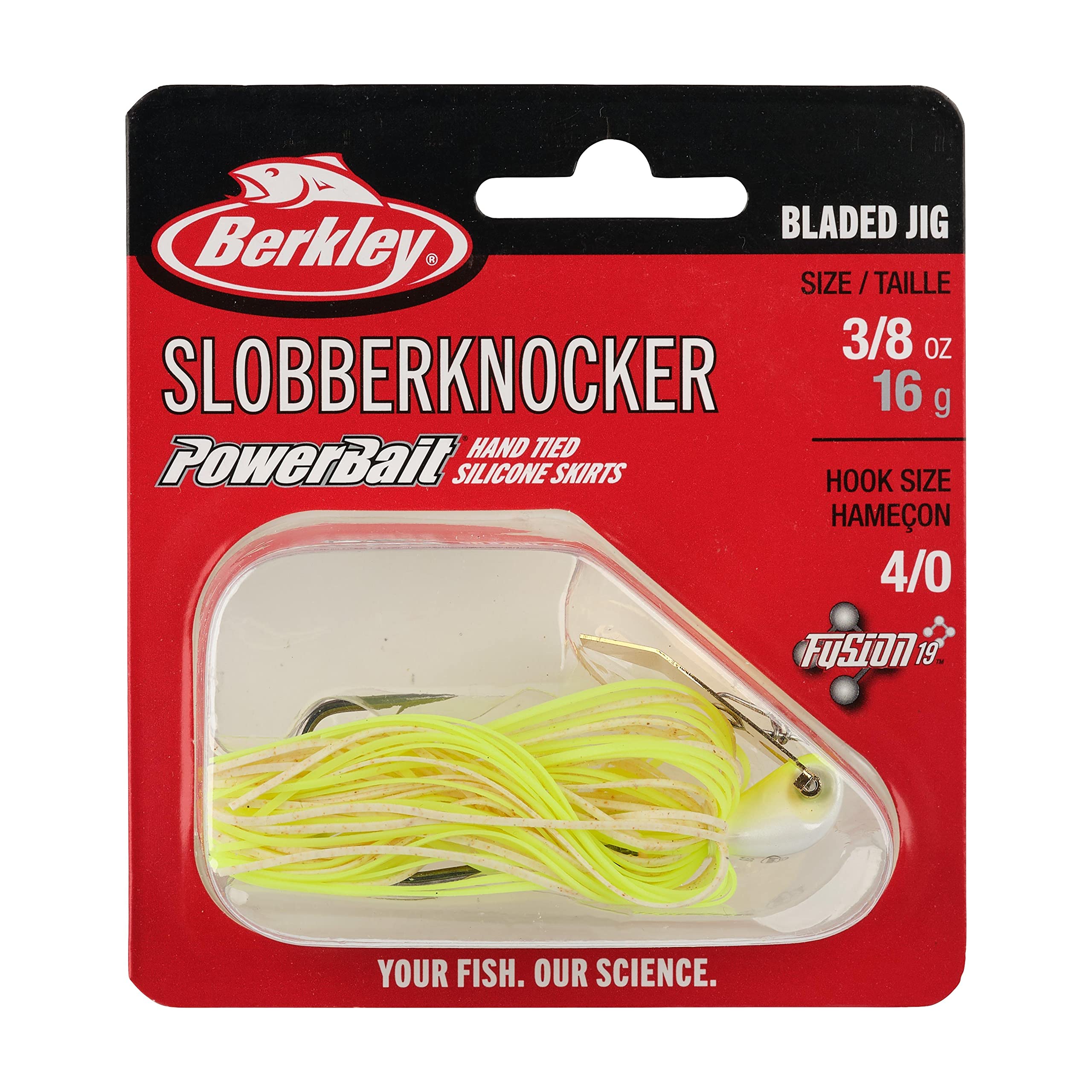 Berkley SlobberKnocker Fishing Jig - Premium Bass Fishing Lures for Freshwater & Saltwater - Ideal for Casting, Trolling & Jigging