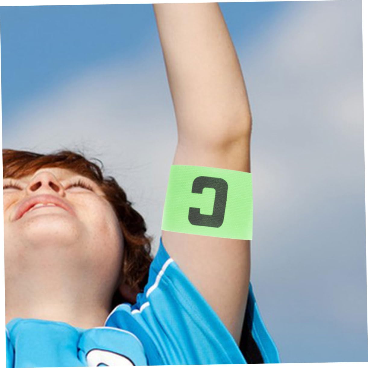 8 Pack Adjustable Football Captain Armbands - Soccer Team Leader Arm Bands with Velcro Strap for Men & Women - Perfect for Matches, Training & Team Identification