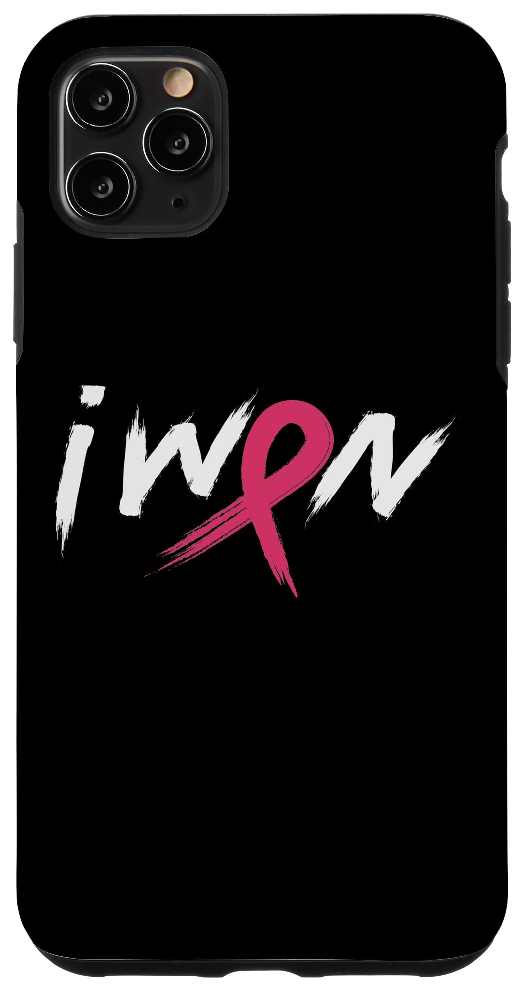 iPhone 11 Pro Max Case - Pink Ribbon Breast Cancer Awareness Survivor Edition | Protective Cover for Daily Use, Work & Travel