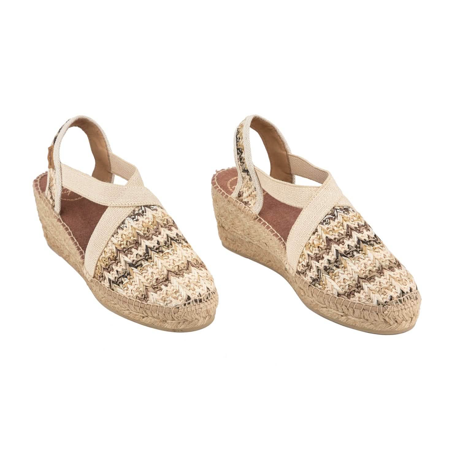 Women's Comfortable Cotton Blend Wedge Espadrille Shoes - Breathable Summer Casual Flats for Beach, Walking & Outdoor Activities
