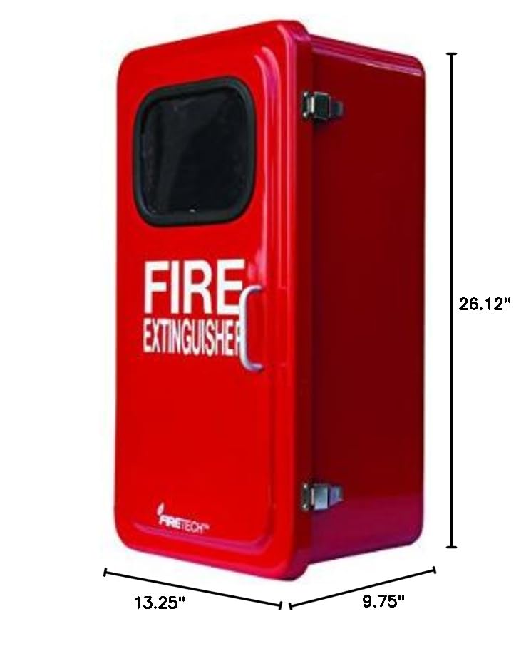FireTech Fiberglass Extinguisher Cabinet - 26 1/8