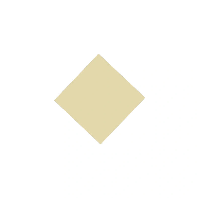 Winckelmans Granitklinker 5x5 cm Vanilla Yellow Ceramic Tiles - Perfect for Kitchen Backsplash, Bathroom Walls & Outdoor Patio Decor