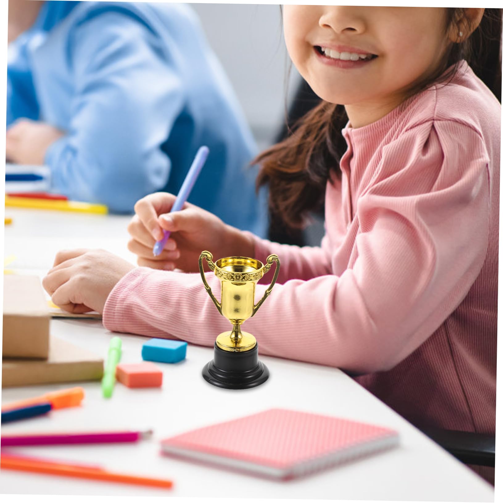 2 Sets MUSISALY Plastic Kids Party Trophy Cups - 24pcs Award Prizes for Children's Birthday Parties, Competitions & School Events | Fun Reward Supplies for Classroom, Sports Day & Achievement Celebrations