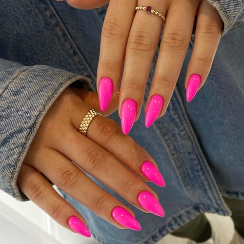almond hot pink