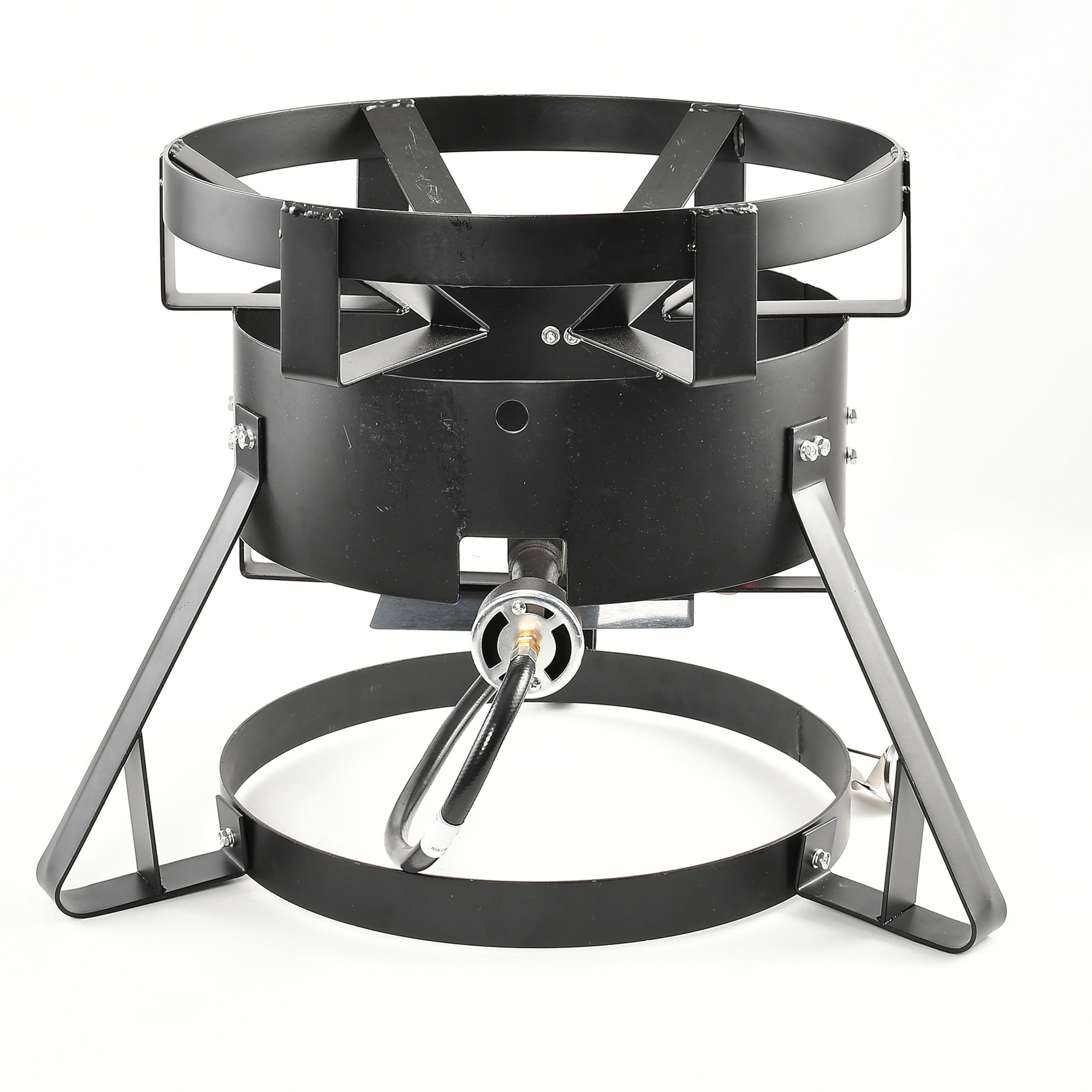 King Kooker 1700A Outdoor Gas Cooker - Heavy Duty Stainless Steel Burner for Camping, Tailgating & Backyard BBQs - Portable Propane Stove with High BTU Output